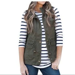 Old Navy XL olive green vest